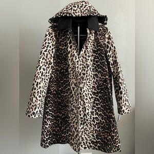 Kate Spade Leopard Print Rain Jacket